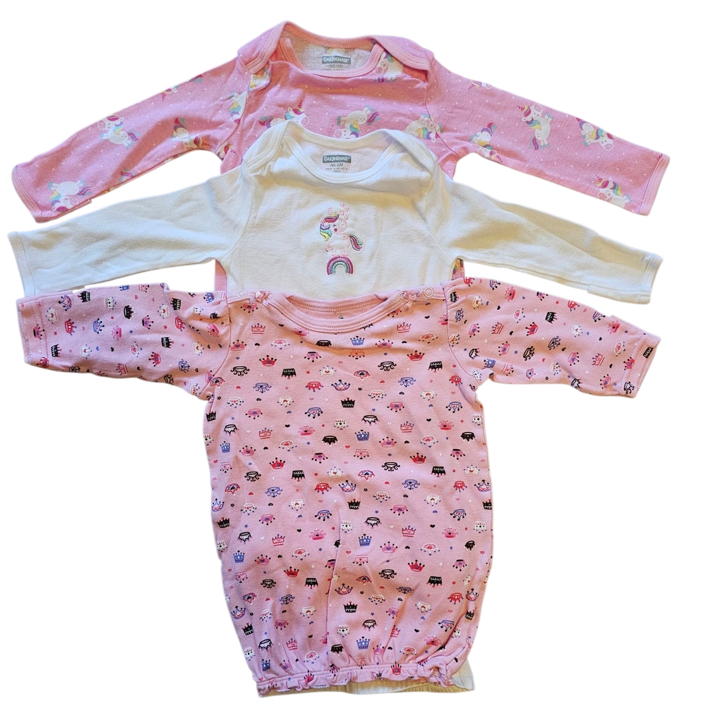 Garanimals Pink and Cream Kids Nightgowns Set